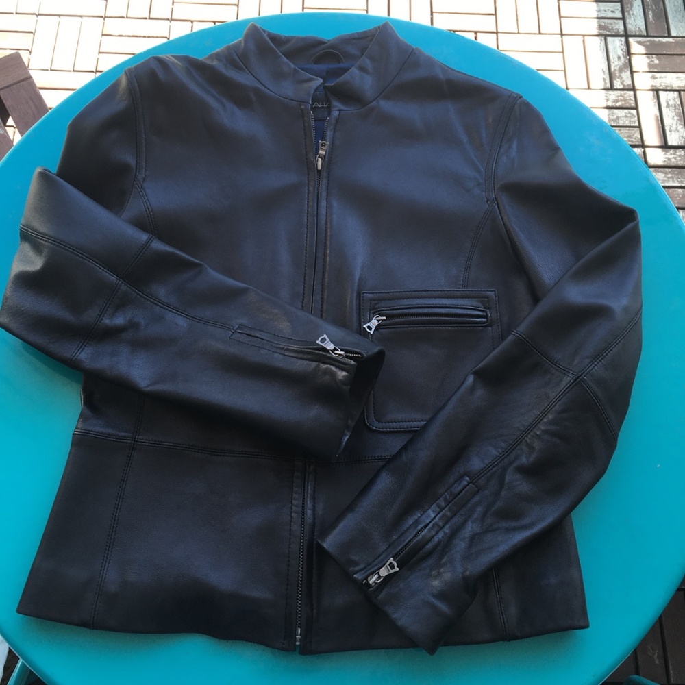 Tahari Leather Jacket